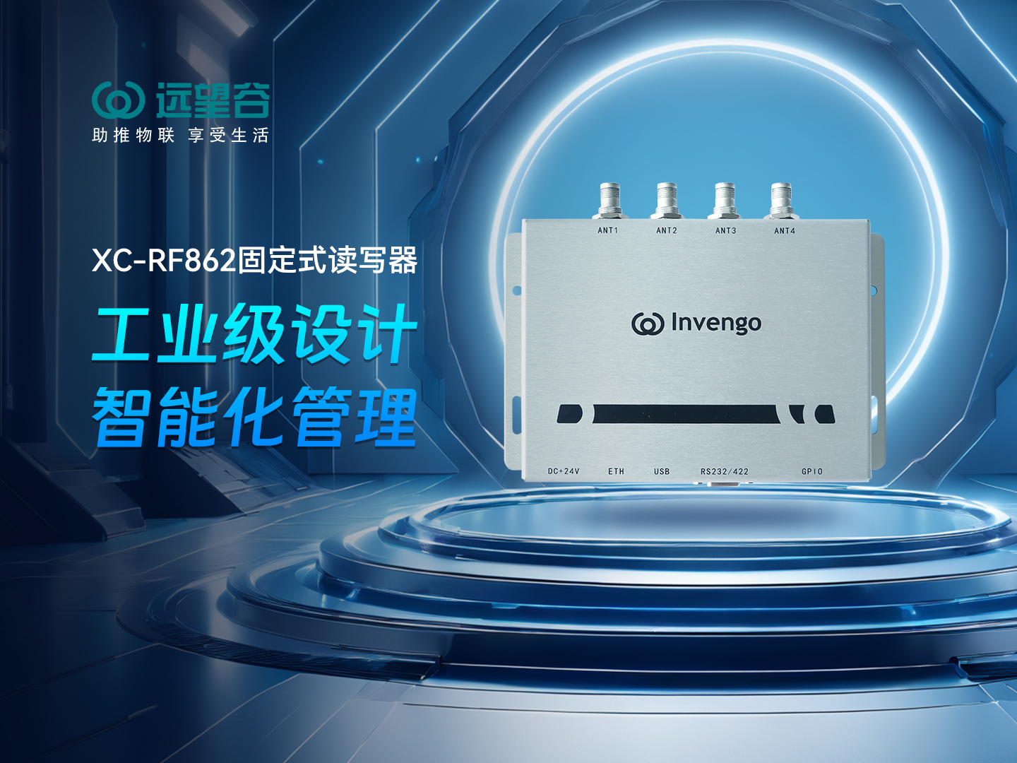 新品发布 | 优游国际bu8XC-RF862型固定式读写器，工业级设